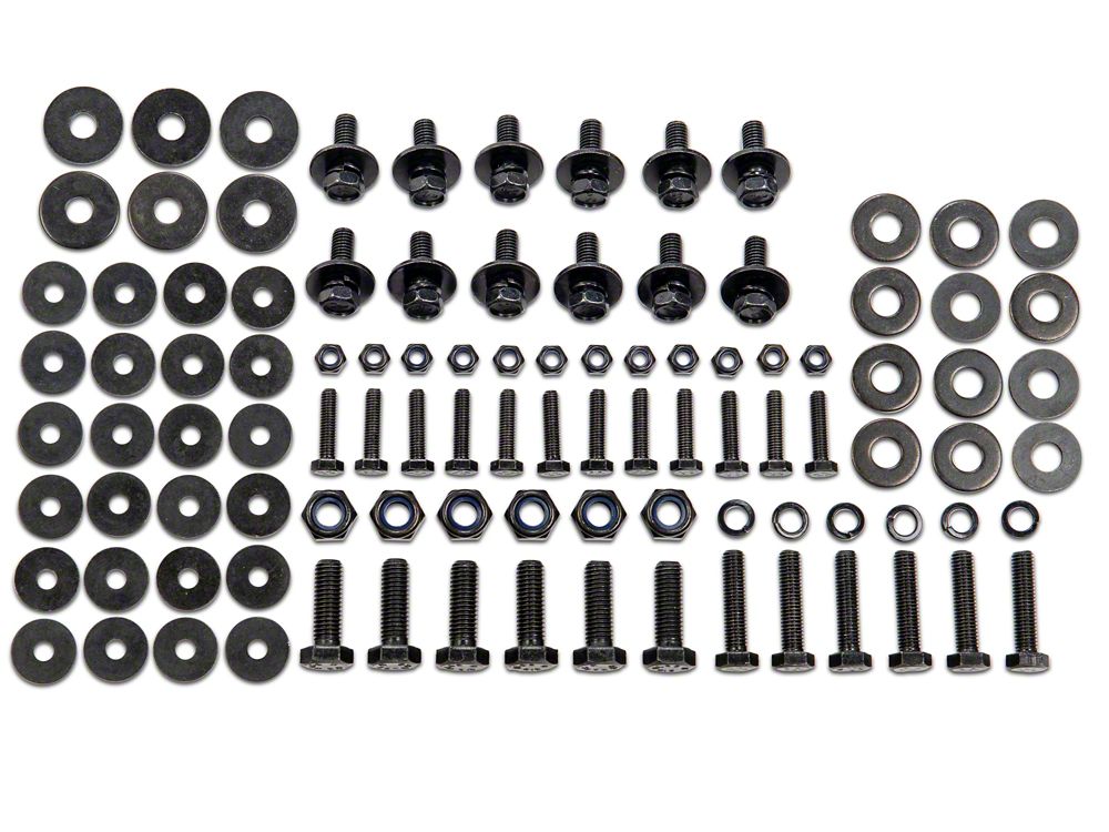 RedRock Replacement Side Step Bar Hardware Kit for JG2222 Only (20-25 Jeep Gladiator JT)