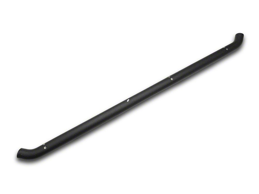 RedRock 3-Inch Round Side Step Bars; Textured Black (20-25 Jeep Gladiator JT)