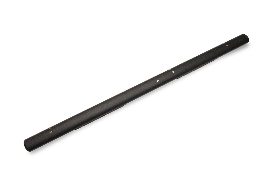 RedRock 4-Inch Oval Straight Side Step Bars; Textured Black (20-25 Jeep Gladiator JT)