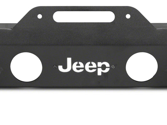 Jeep Licensed by RedRock HD Stubby Front Bumper with Backlight LED Jeep Logo (20-25 Jeep Gladiator JT)