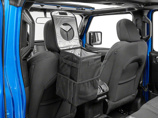 RedRock Headrest Mounted Trash Can with Storage Pockets (20-25 Jeep Gladiator JT)