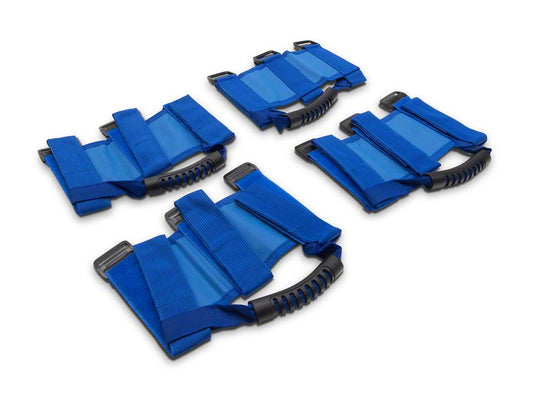 RedRock Roll Bar Grab Handles; Black (20-25 Jeep Gladiator JT)