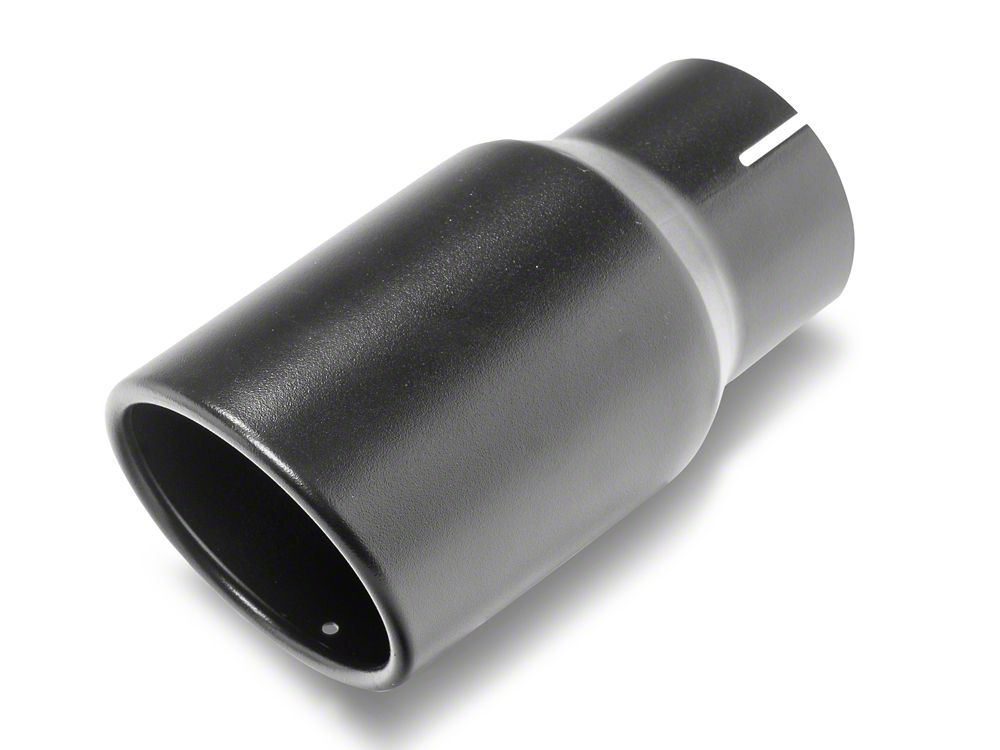 RedRock Single Exhaust System with Black Tip; Side Exit (20-25 3.6L Jeep Gladiator JT)