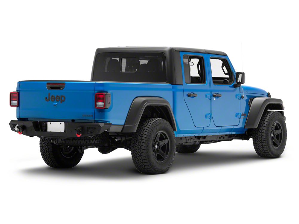 Jeep Licensed by RedRock HD Crawler Rear Bumper with Jeep Logo (20-25 Jeep Gladiator JT)