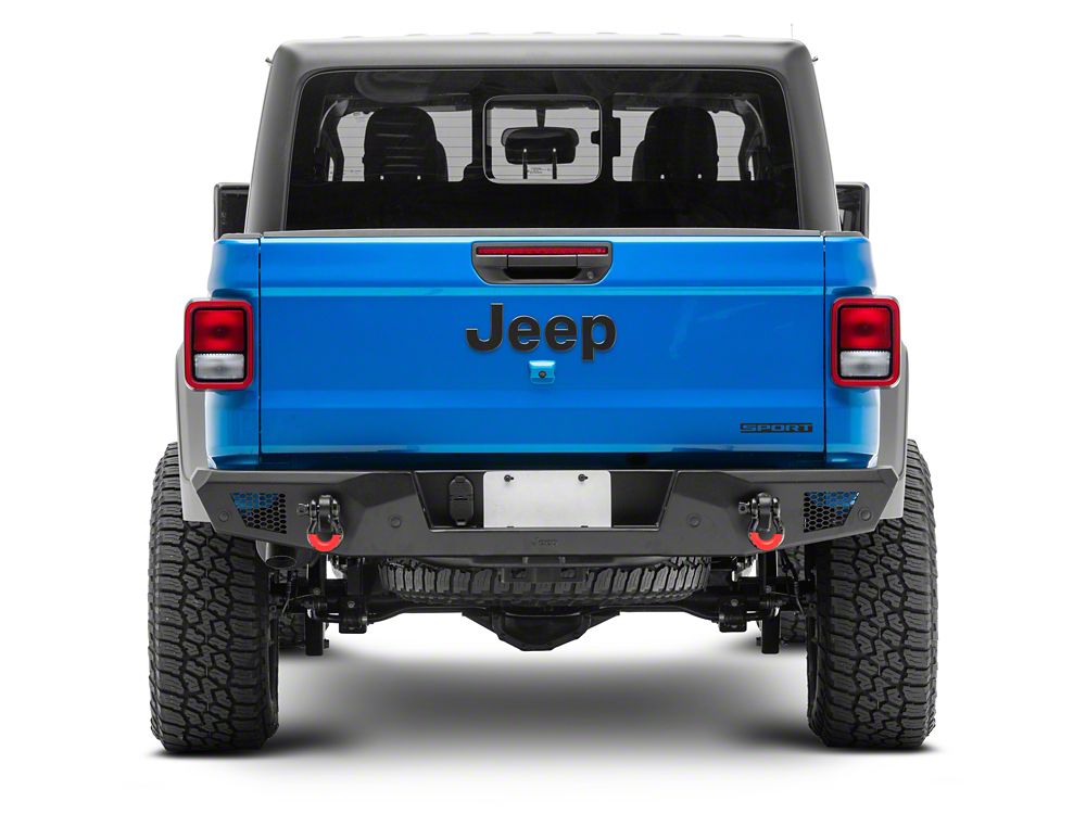 Jeep Licensed by RedRock HD Crawler Rear Bumper with Jeep Logo (20-25 Jeep Gladiator JT)