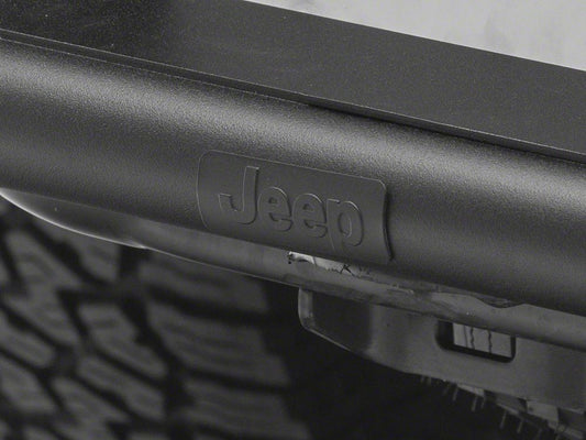 Jeep Licensed by RedRock HD Tubular Rear Bumper with Jeep Logo (20-25 Jeep Gladiator JT)