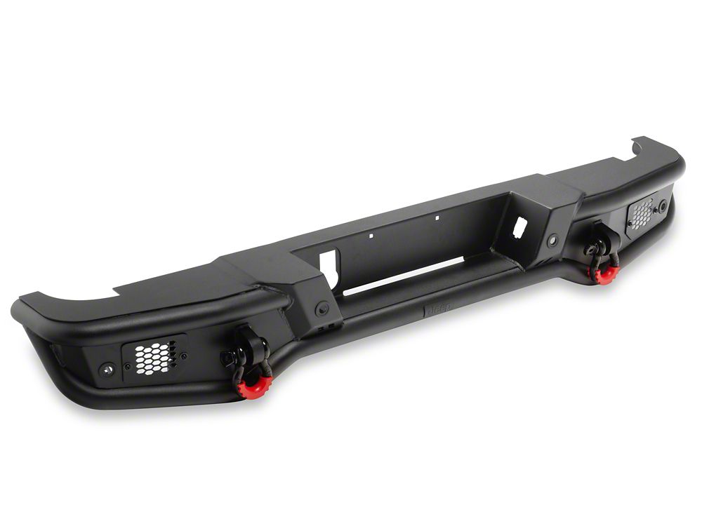 Jeep Licensed by RedRock HD Tubular Rear Bumper with Jeep Logo (20-25 Jeep Gladiator JT)