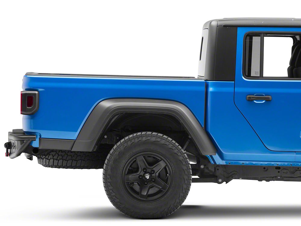 Jeep Licensed by RedRock HD Tubular Rear Bumper with Jeep Logo (20-25 Jeep Gladiator JT)
