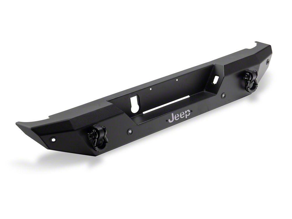 Jeep Licensed by RedRock HD Rear Bumper with LED Jeep Logo Backlight (20-25 Jeep Gladiator JT)