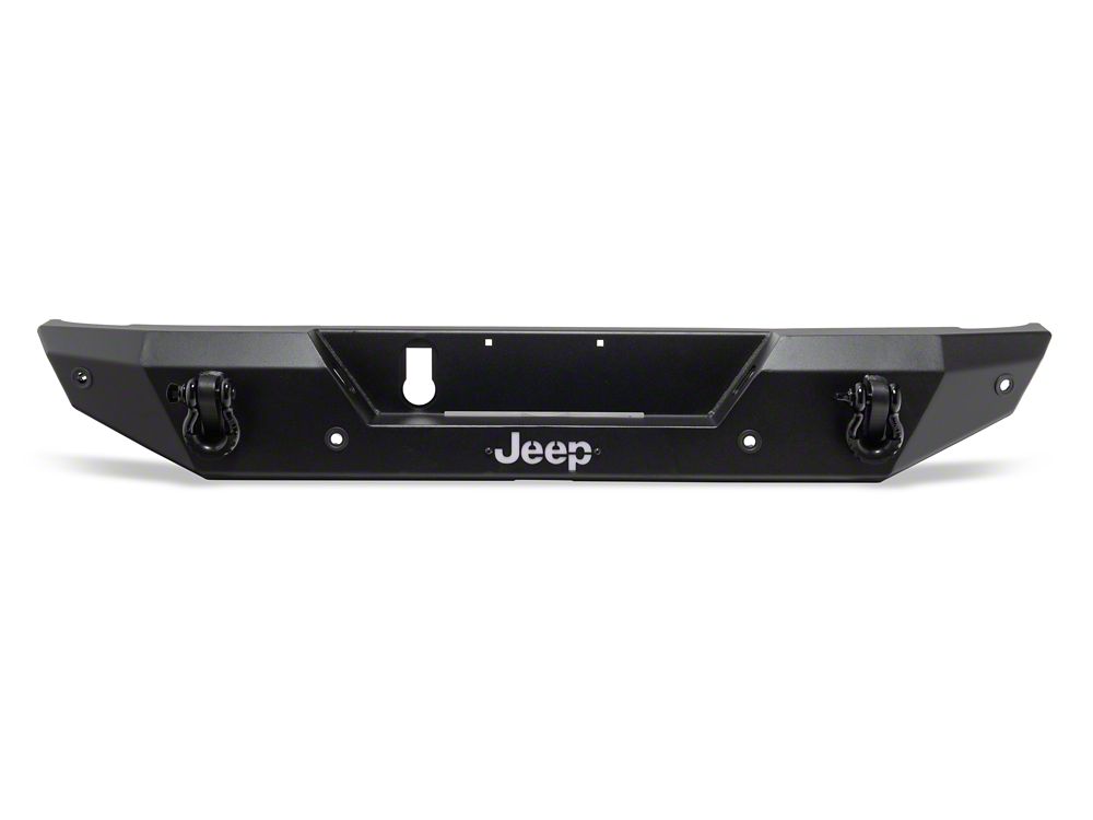 Jeep Licensed by RedRock HD Rear Bumper with LED Jeep Logo Backlight (20-25 Jeep Gladiator JT)