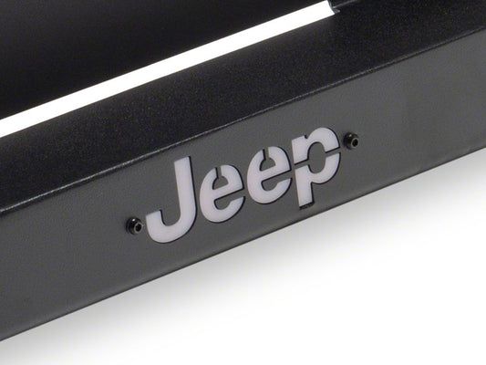 Jeep Licensed by RedRock HD Rear Bumper with LED Jeep Logo Backlight (20-25 Jeep Gladiator JT)