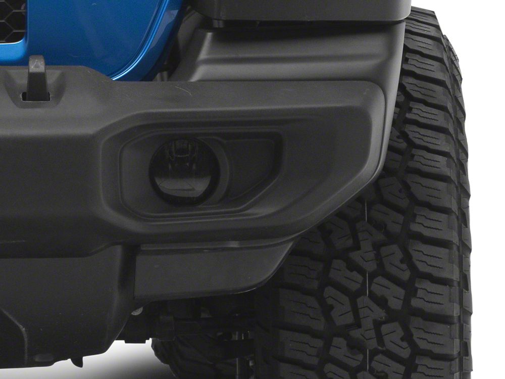 RedRock Fog Light Covers; Smoked (20-25 Jeep Gladiator JT Sport)