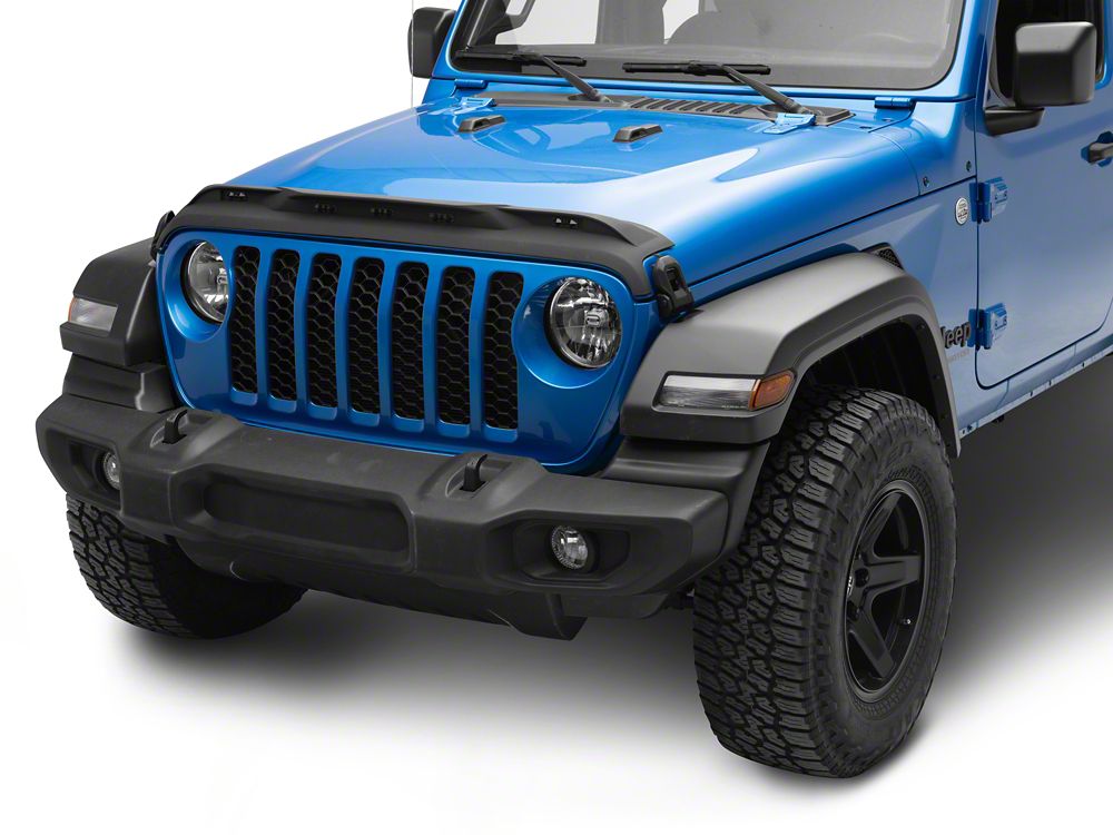 RedRock Hood Guard with LED Lighting (20-25 Jeep Gladiator JT, Excluding Mojave)