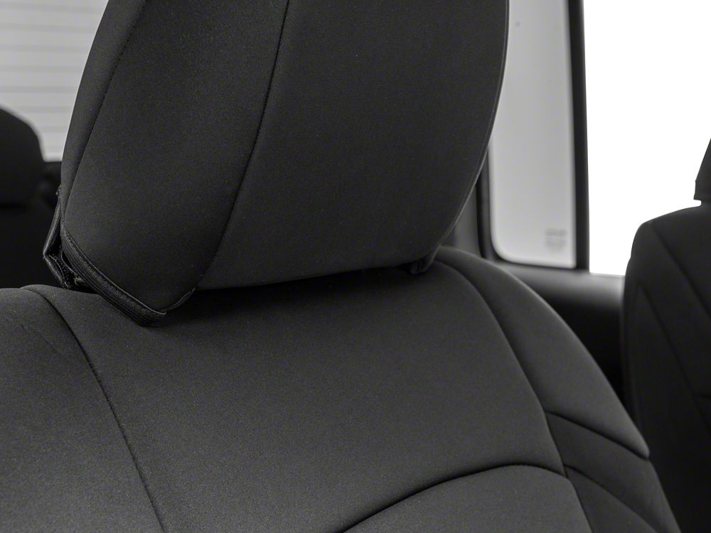 RedRock Custom Fit Front and Rear Seat Covers; Black (20-25 Jeep Gladiator JT)