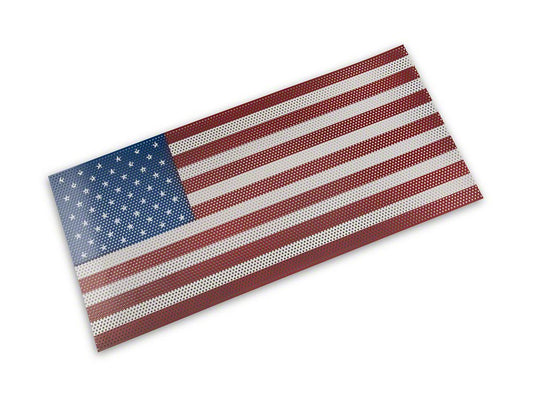 RedRock Grille Insert; Old Glory (20-25 Jeep Gladiator JT w/o TrailCam)