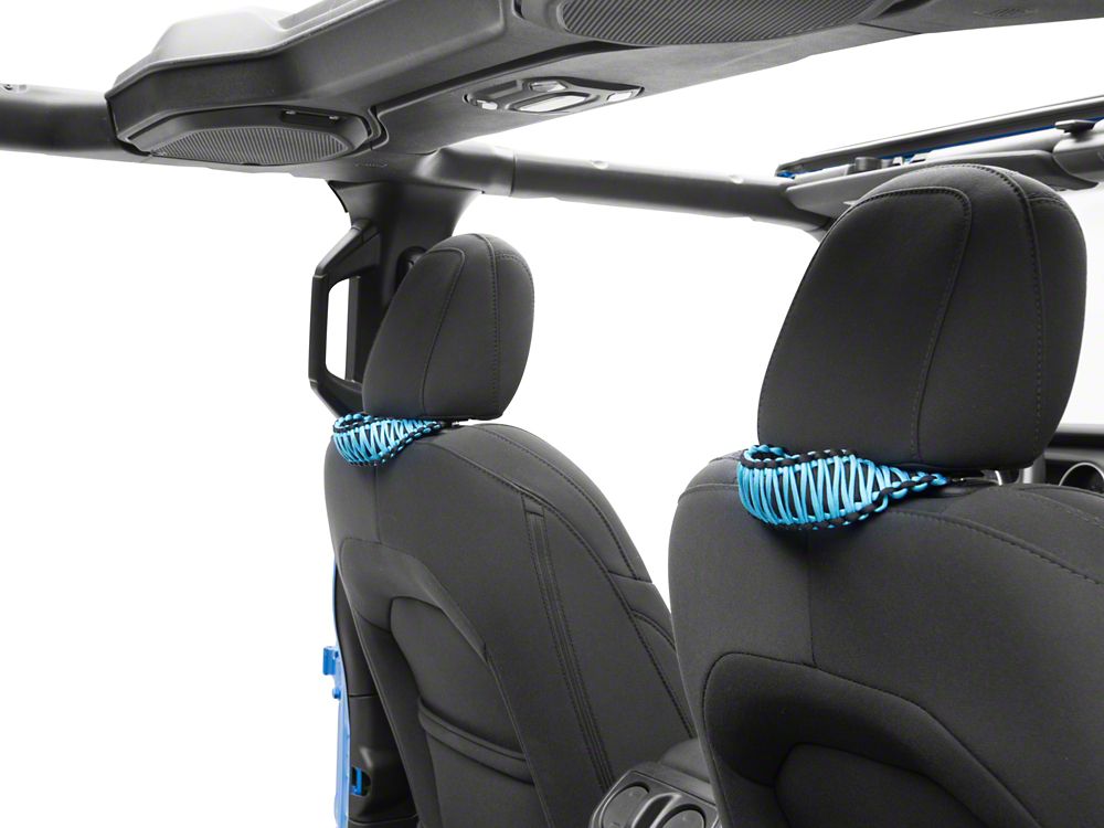 RedRock Headrest Grab Handles; Blue (20-25 Jeep Gladiator JT)