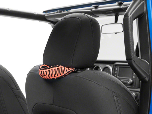 RedRock Headrest Grab Handles; Orange (20-25 Jeep Gladiator JT)