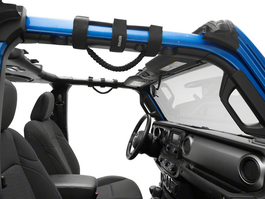 RedRock Paracord Grab Handles; Black (20-25 Jeep Gladiator JT)