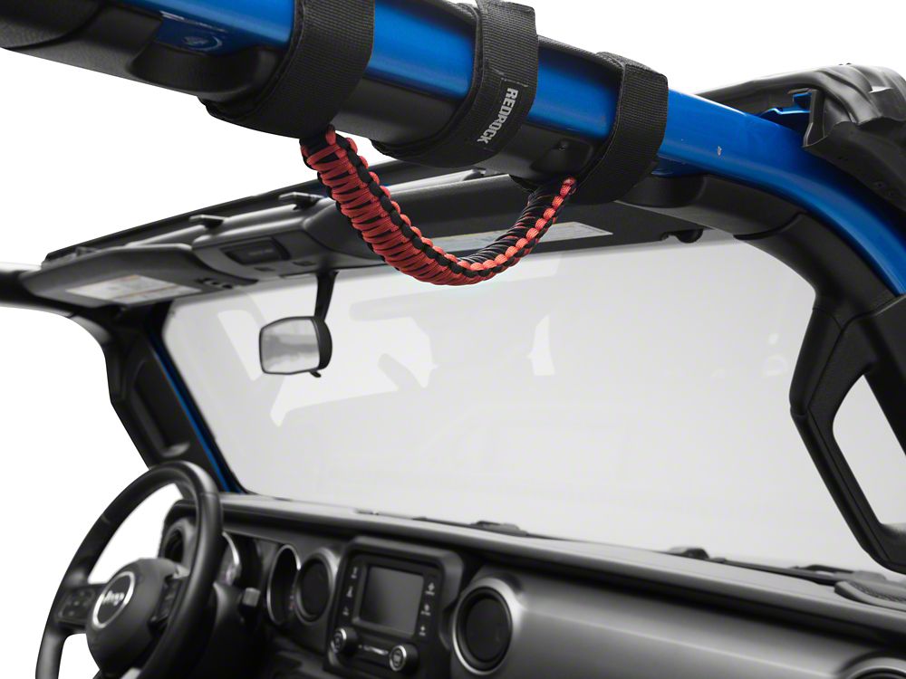 RedRock Paracord Grab Handles; Red (20-25 Jeep Gladiator JT)