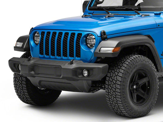 RedRock Euro Style Headlight Guards; Carbon Fiber Look (20-25 Jeep Gladiator JT)