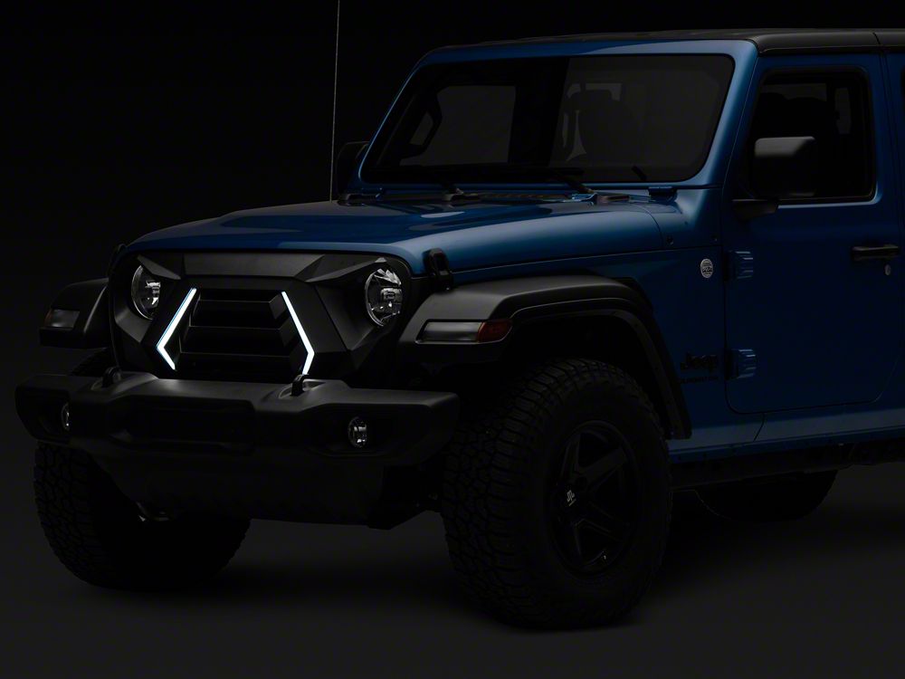 RedRock Goliath Grille with LED DRL (20-25 Jeep Gladiator JT w/o TrailCam)