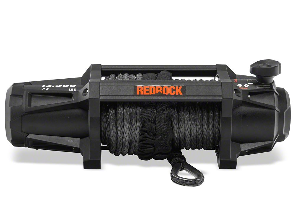 RedRock 12,500 lb. Winch with Synthetic Rope and Dual Control Unit (Universal; Some Adaptation May Be Required)