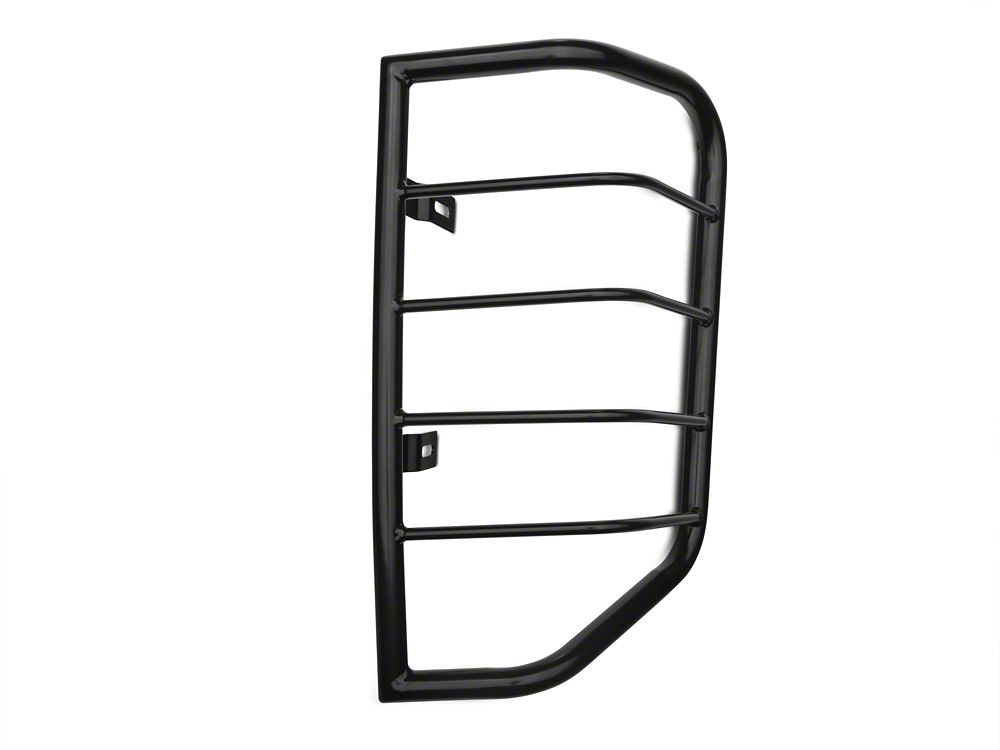 RedRock Tail Light Guards; Black (02-08 RAM 1500)