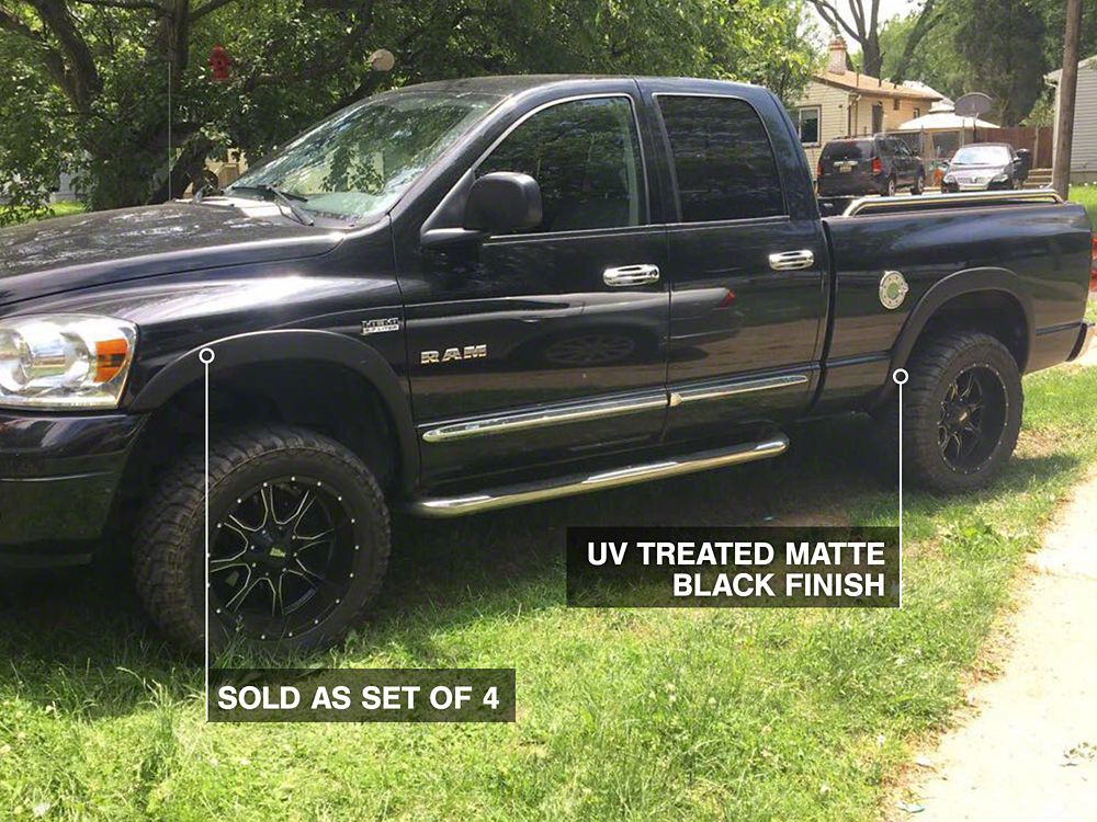 RedRock OEM Style Fender Flares (02-08 RAM 1500)