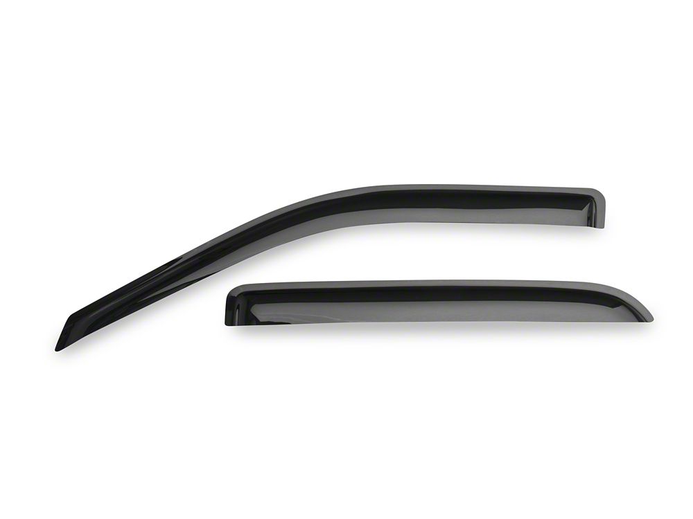 RedRock Window Deflectors; Front and Rear; Smoked (09-18 RAM 1500 Crew Cab)