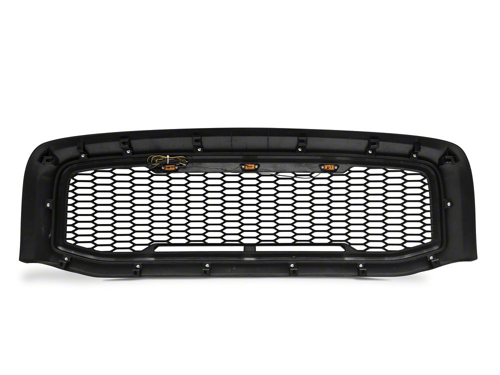 RedRock Baja Upper Replacement Grille; Matte Black (06-08 RAM 1500)