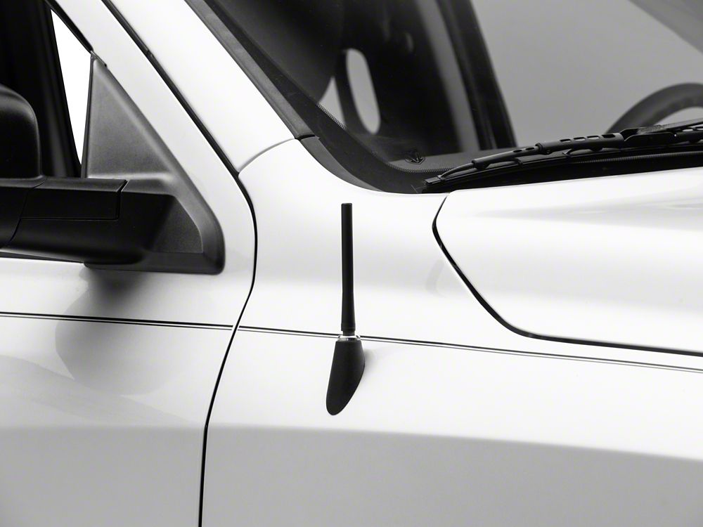 RedRock Short Billet Black Antenna; 5-Inch (94-25 RAM 1500)