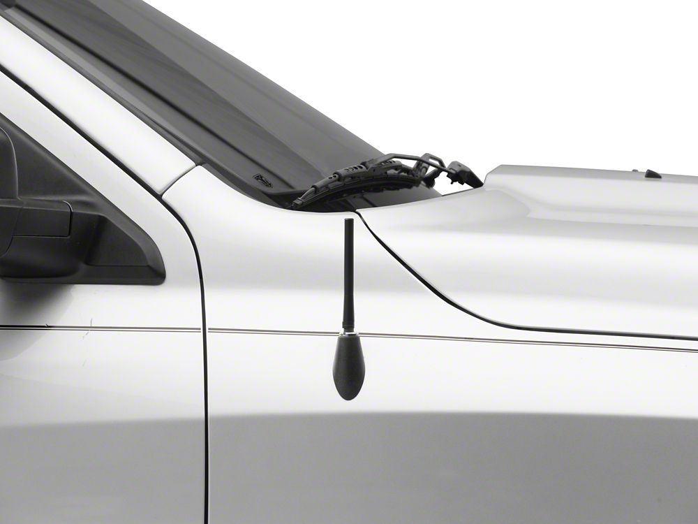 RedRock Short Billet Black Antenna; 5-Inch (94-25 RAM 1500)