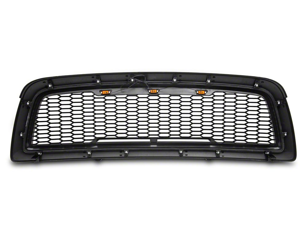 RedRock Baja Upper Replacement Grille; Gloss Black (09-12 RAM 1500)