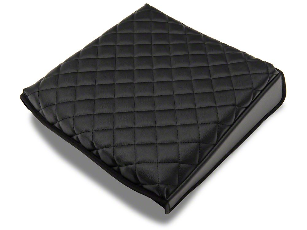 RedRock Center Console Arm Rest Cushion; Black (09-18 RAM 1500)