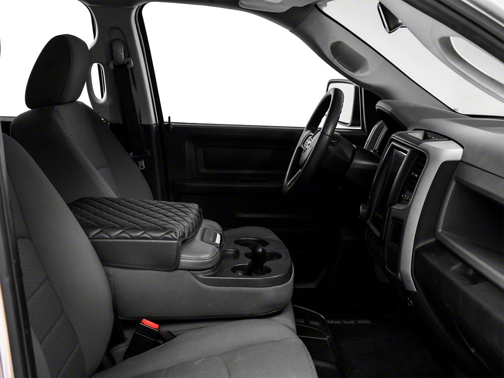 RedRock Center Console Arm Rest Cushion; Black (09-18 RAM 1500)