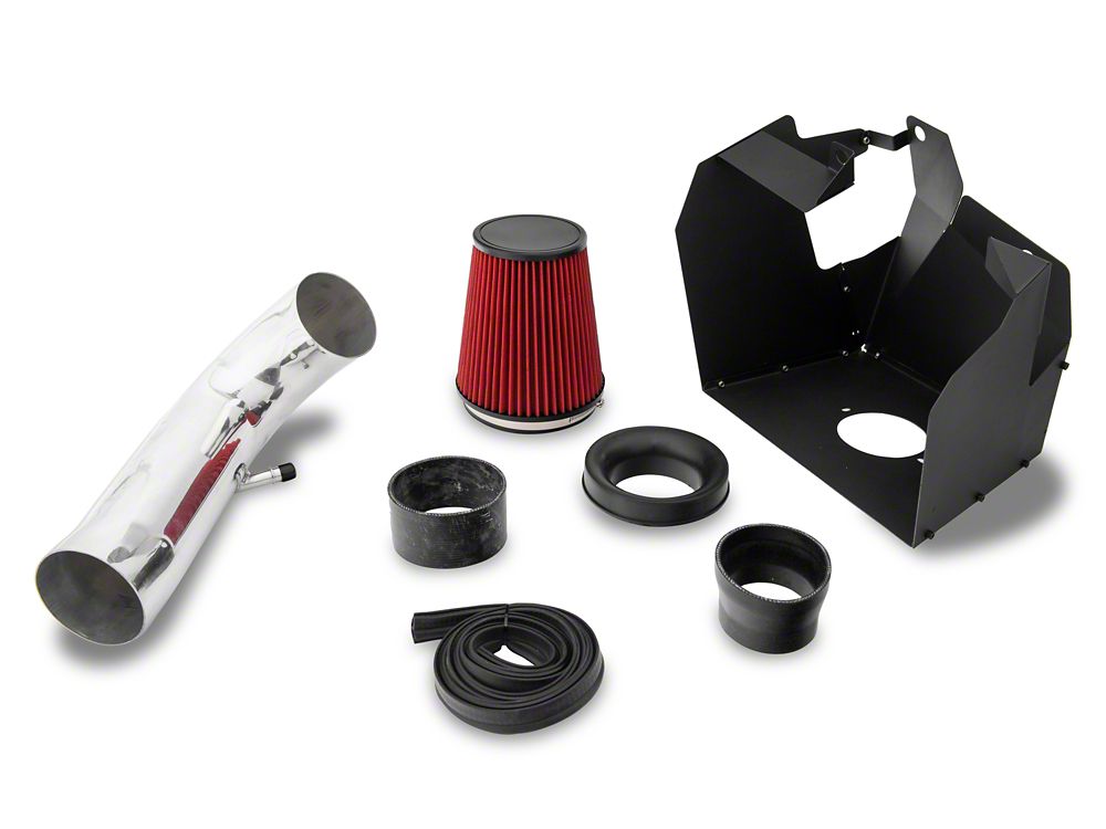 RedRock Cold Air Intake; Polished (19-24 5.7L RAM 1500)