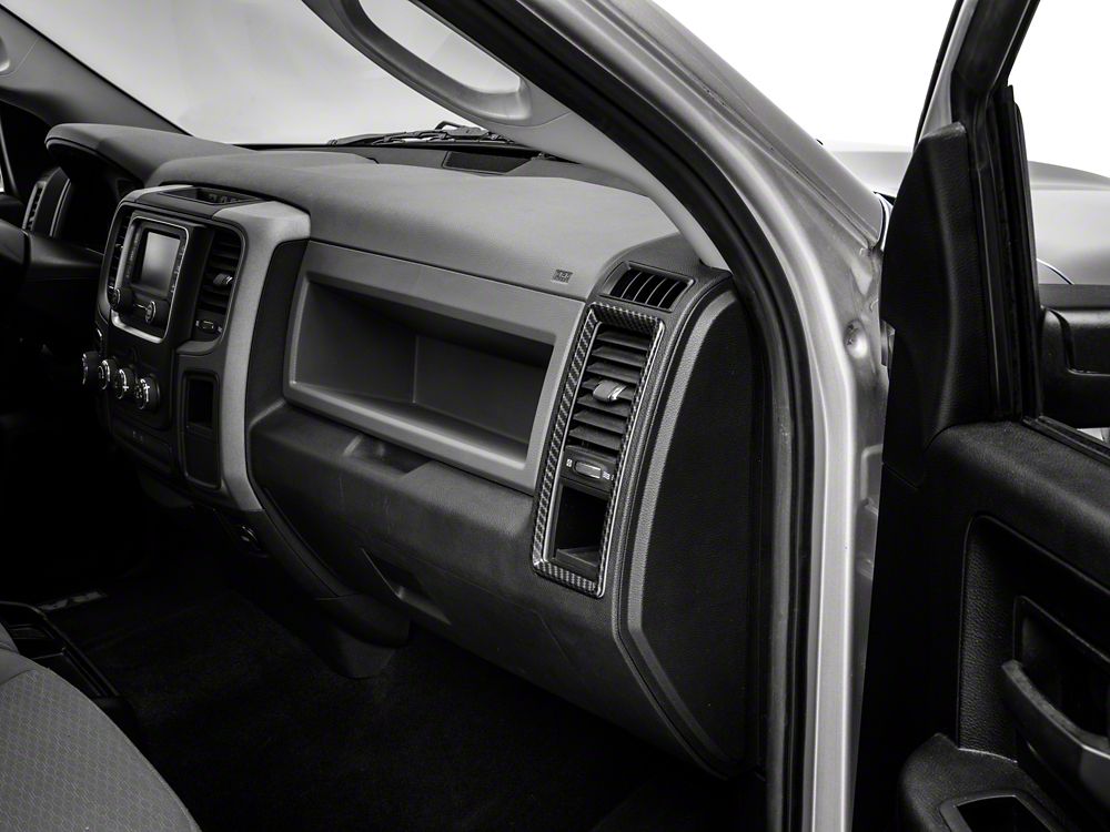 RedRock Air Vent Trim Set; Carbon Fiber (09-18 RAM 1500)