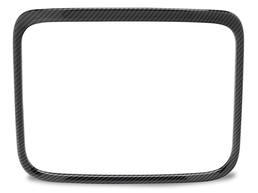 RedRock Console Storage Box Trim; Carbon Fiber (15-18 RAM 1500 Limited)