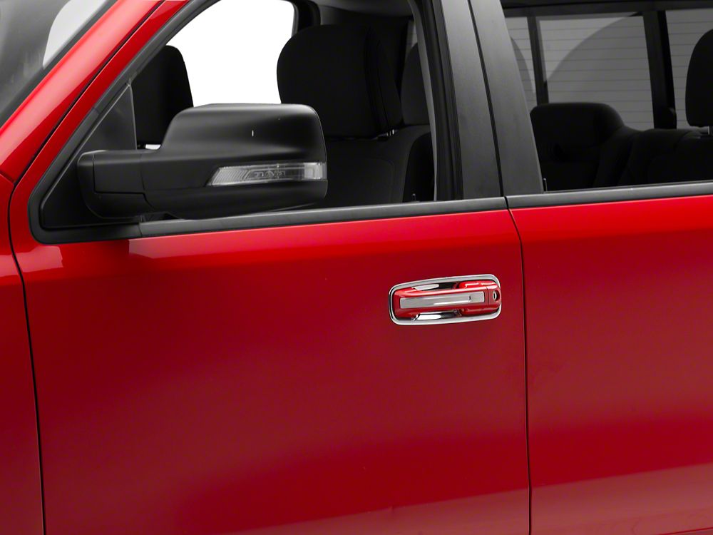 RedRock Exterior Door Handle Trim; Chrome (19-25 RAM 1500)