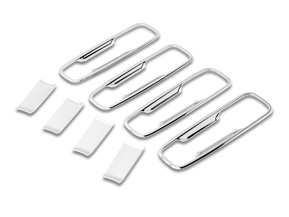 RedRock Exterior Door Handle Trim; Chrome (19-25 RAM 1500)