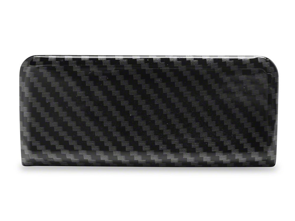 RedRock Passenger Storage Compartment Trim; Carbon Fiber (13-18 RAM 1500)