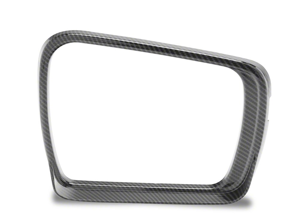 RedRock Side View Mirror Trim; Carbon Fiber (19-25 RAM 1500)