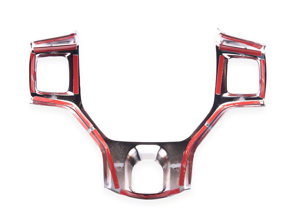 RedRock Steering Wheel Trim; Chrome (09-18 RAM 1500)