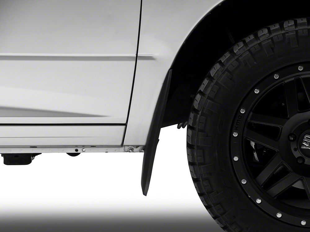 RedRock Molded Mud Guards; Front and Rear (09-18 RAM 1500 w/o OE Fender Flares)