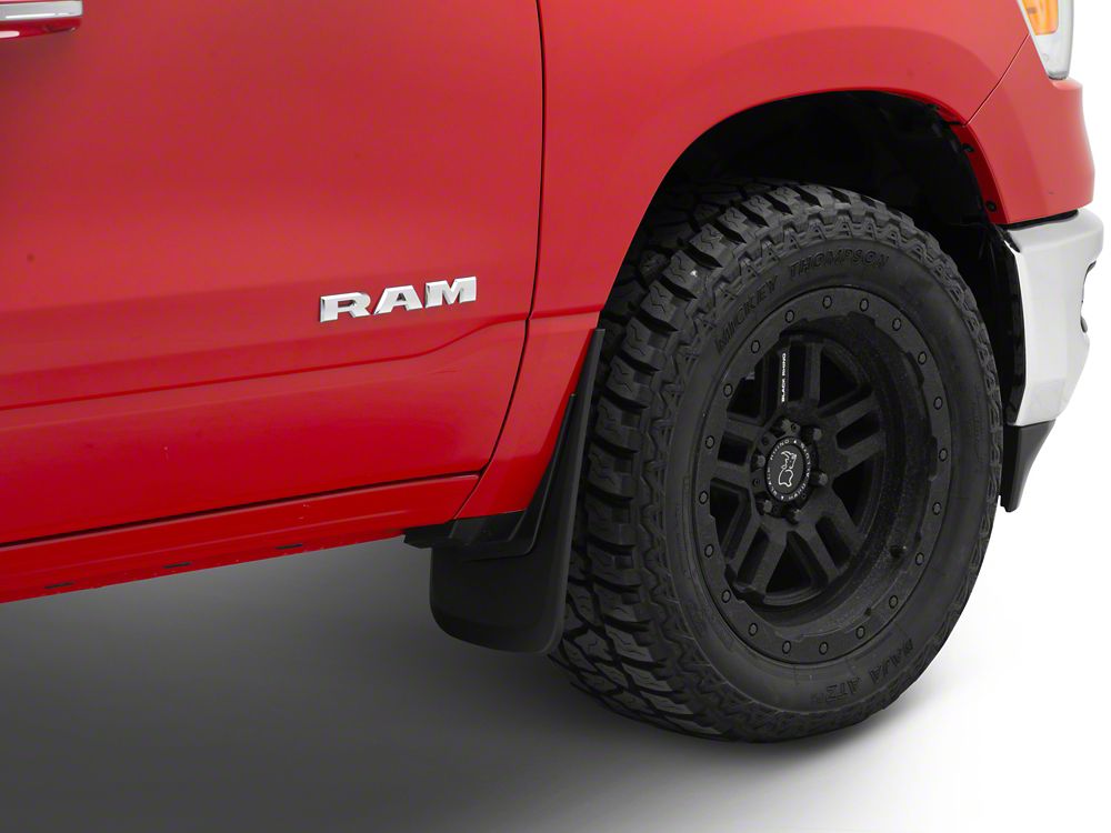 RedRock Molded Mud Guards; Front and Rear (19-25 RAM 1500 w/o OE Fender Flares)