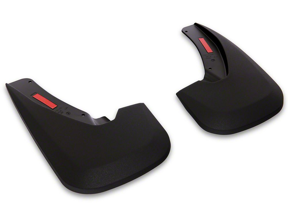 RedRock Molded Mud Guards; Front and Rear (09-18 RAM 1500 w/ OE Fender Flares)