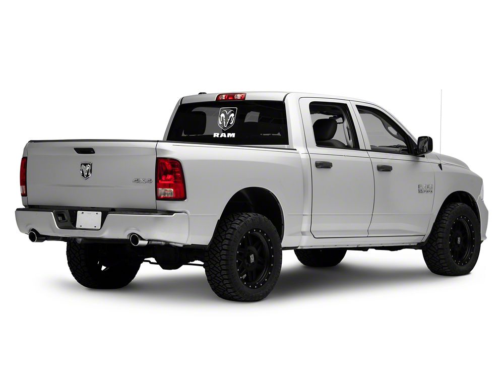 RAM Licensed by RedRock Large RAM Head with Logo; White (02-18 RAM 1500)