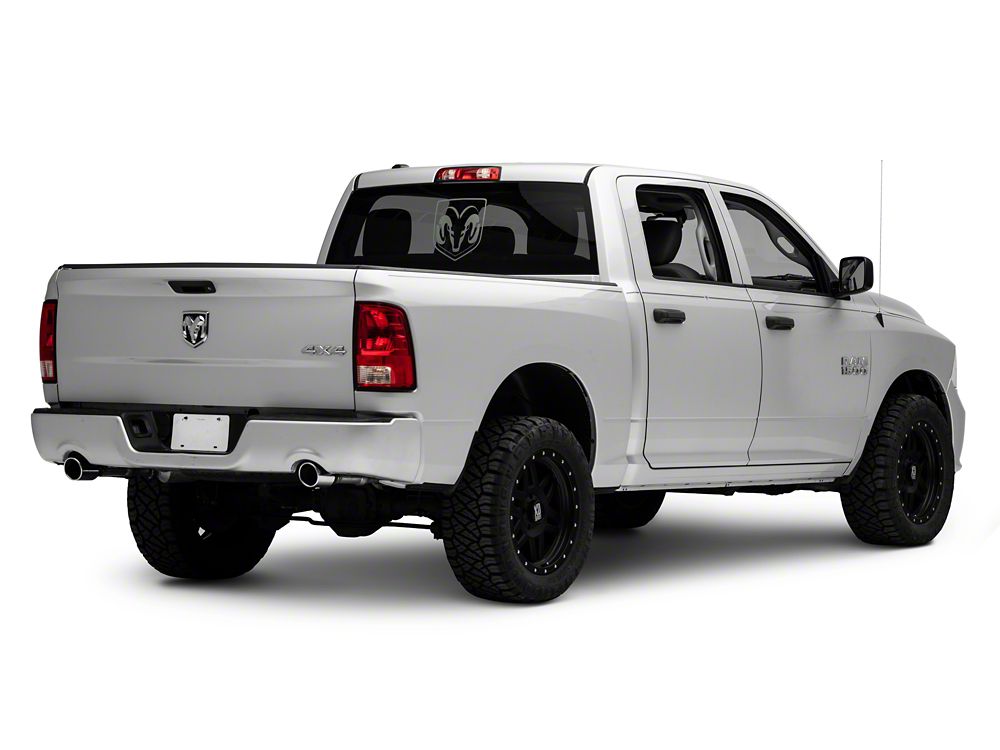 RAM Licensed by RedRock Large RAM Head Logo; Frosted (02-18 RAM 1500)