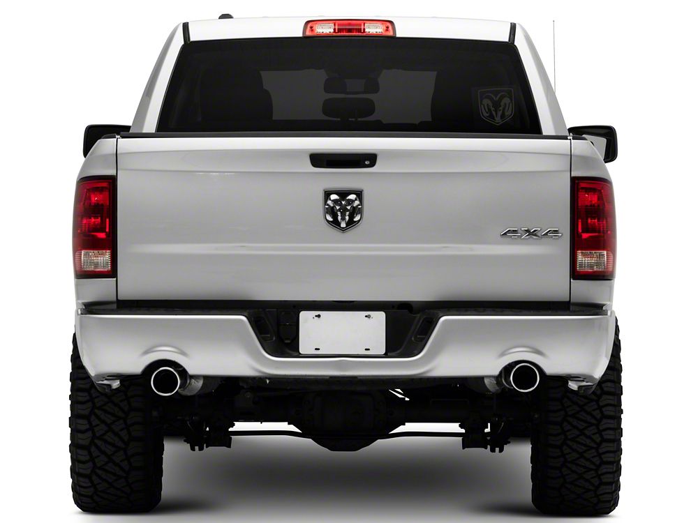 RAM Licensed by RedRock Small RAM Head Logo; Matte Black (02-18 RAM 1500)