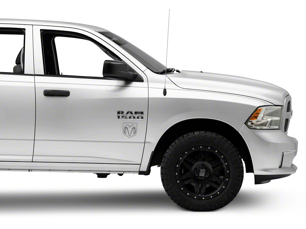 RAM Licensed by RedRock Small RAM Head Logo; Frosted (02-18 RAM 1500)